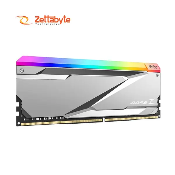 Netac Z RGB 16GB DDR5 6200MHz Silver Heatsink Desktop RAM
