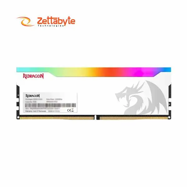 Redragon RR-760-PRO RGB 16GB High Speed 6000MHz White RAM