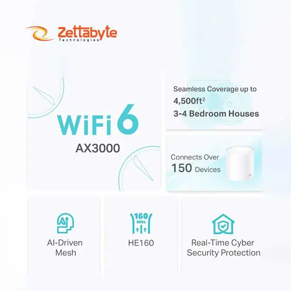 TP-Link Deco X50 AX3000 Ultra Fast Speed For Router