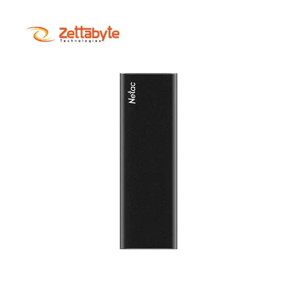 Netac Z Slim 2TB USB 3.2 Gen 2 Type-C Black Portable External SSD