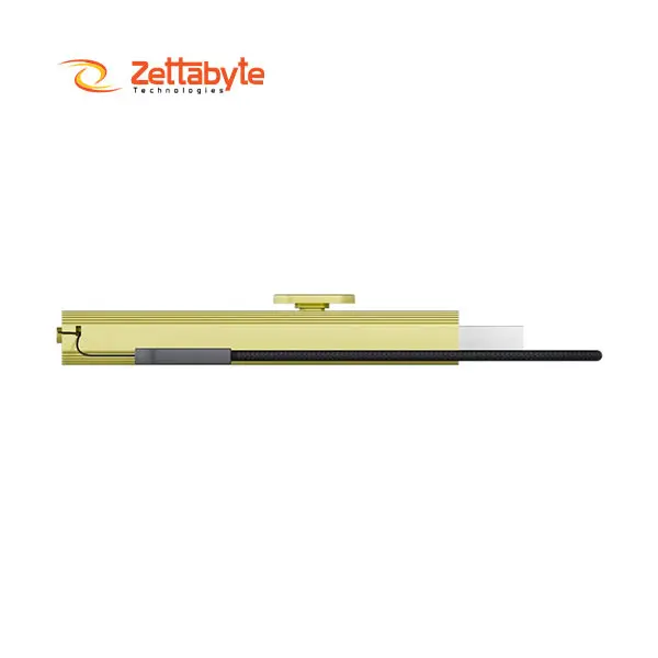 Oscoo T10 1TB USB 3.2 Gen 1 Type-A & Type-C OTG Gold Portable External SSD