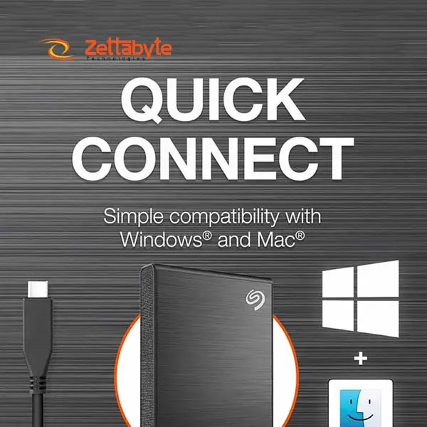 Seagate One Touch 1TB with USB Type C Interface External SSD