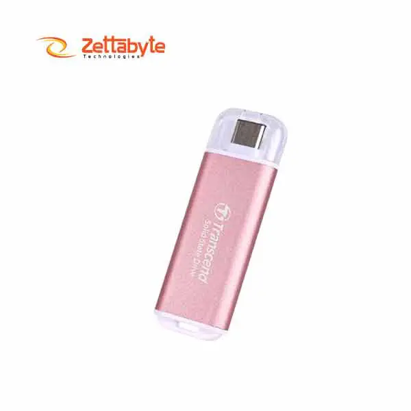 Transcend ESD300P 1TB USB Type-C OTG Pink Portable SSD