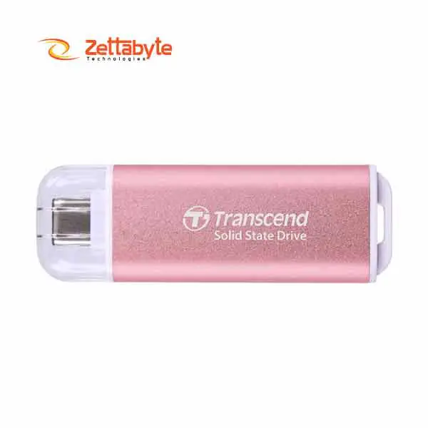 Transcend ESD300P 1TB USB Type-C OTG Pink Portable SSD
