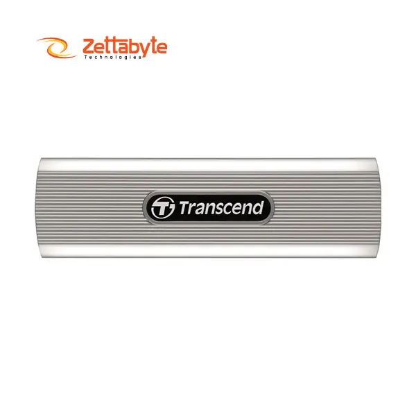 Transcend ESD320A 1TB USB 3.2 Gen 2 Type-A Soft Gray Portable External SSD