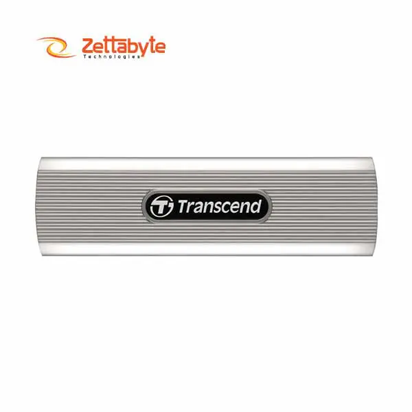 Transcend ESD320A 512GB USB 3.2 Gen 2 Type-A Soft Gray Portable External SSD